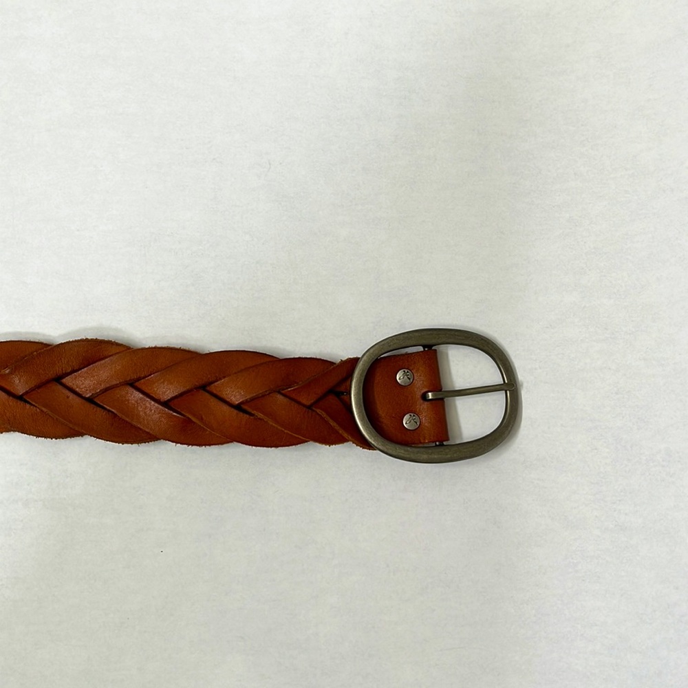 American Eagle Brown Braid Leather Belt